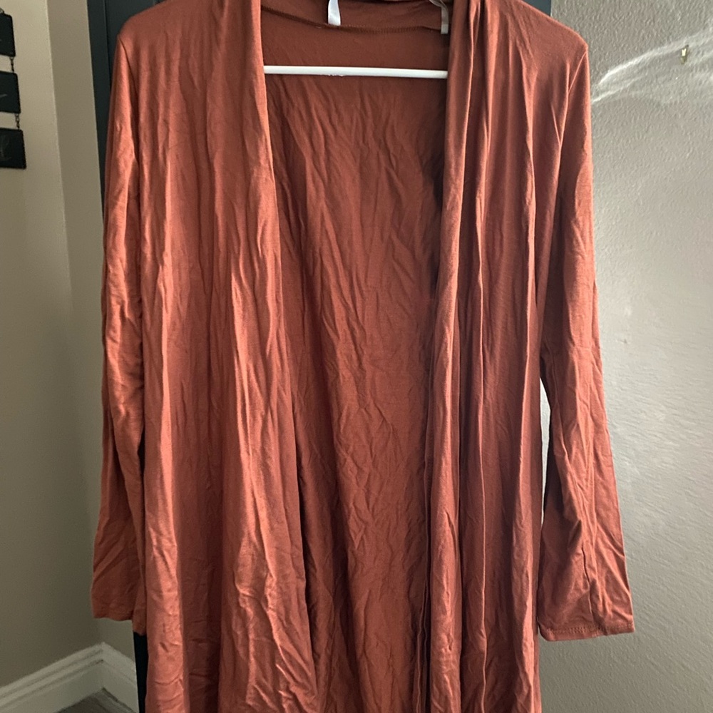 Burnt Orange Cardigan
